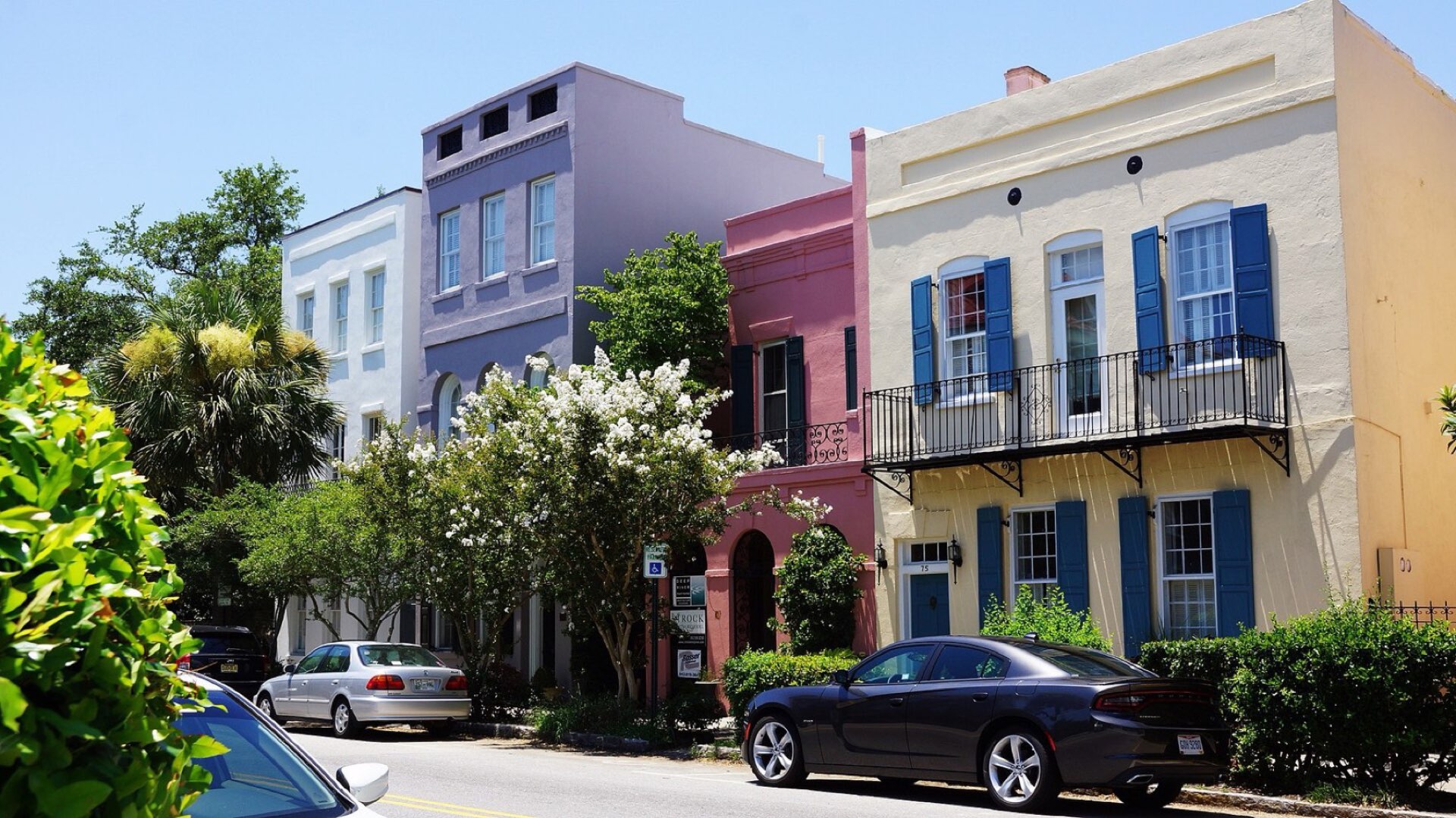 Rainbow Row, Charleston