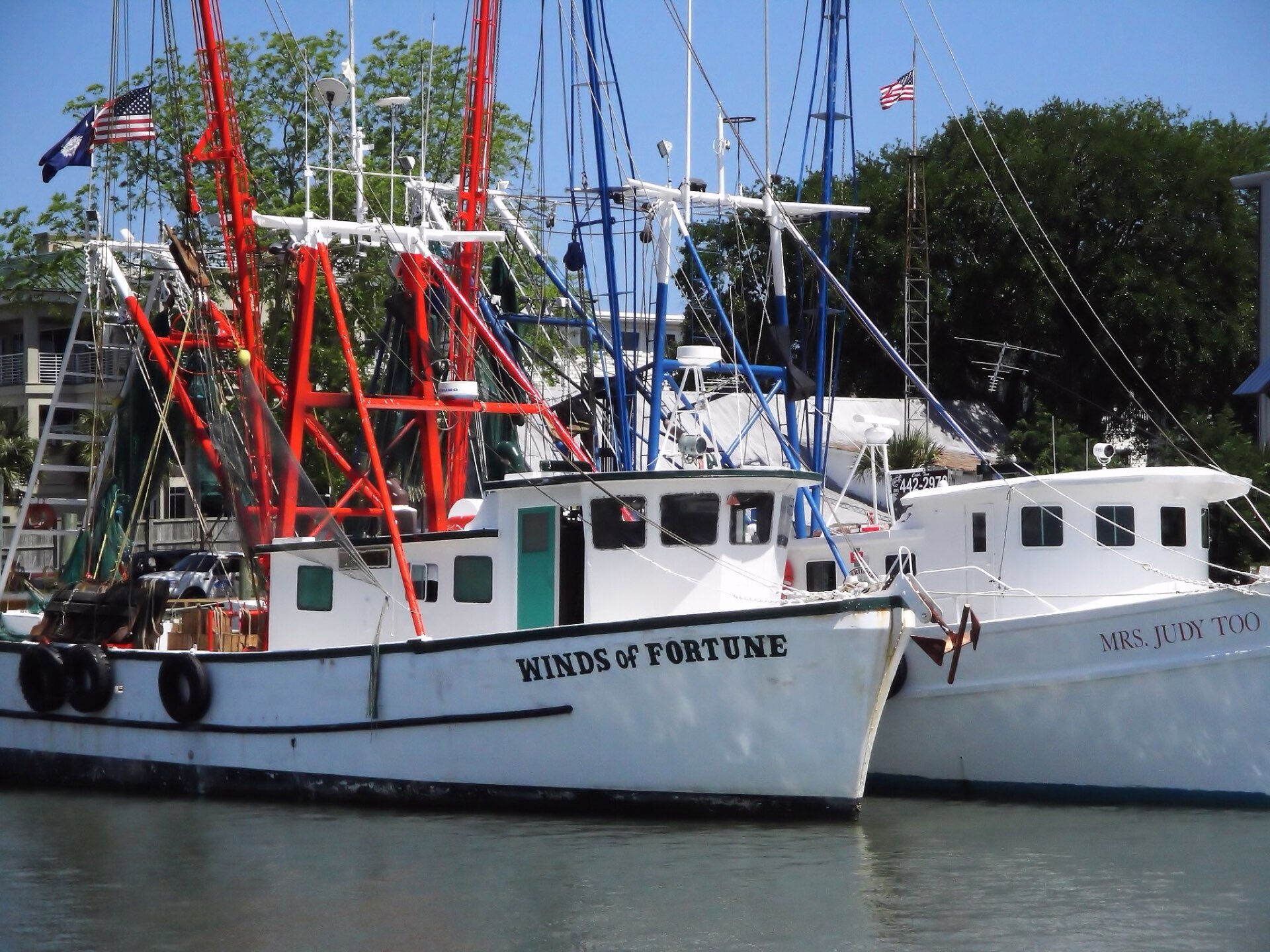 Shrimp boats on Shem Creek, Mount Pleasant